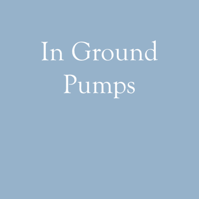 In Ground Pumps