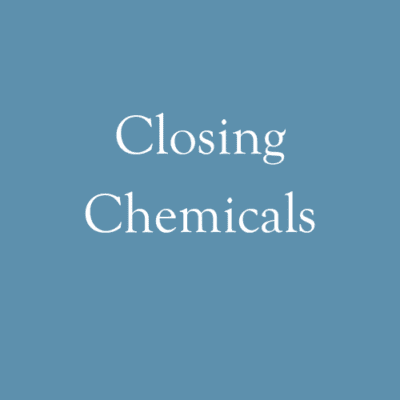 Closing Chemicals