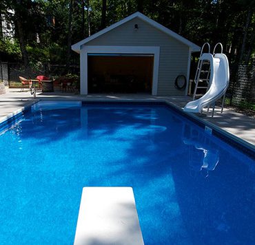 Pool Slides, Diving Boards & Games